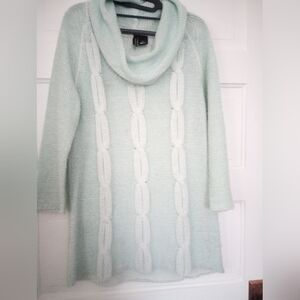 New Directions mint green sweater